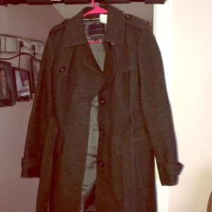 Banana republic full length pea coat